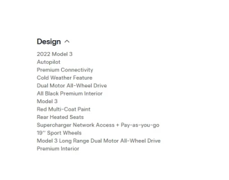 2022 Tesla Model 3 Long Range
